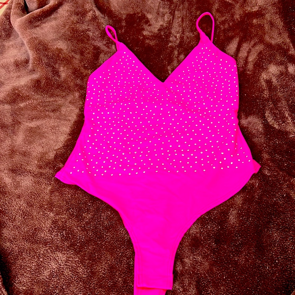 Pink bodysuit